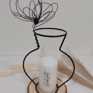 Silhouette Vase "Glückslicht"