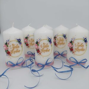 Gastgeschenke "Flowerloop" bunt