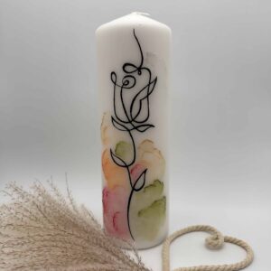Trauerkerze "Holi Rose" – Bild 2