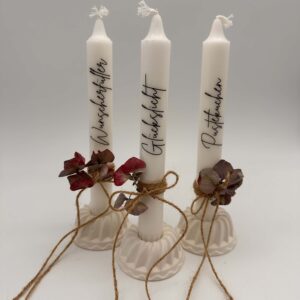 Geschenkskerze 3er SET