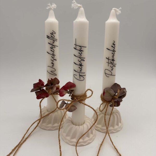 Geschenkskerze 3er SET