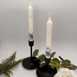 Taufkerze "Magnolie blau" – Bild 6