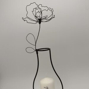 Silhouette Vase "Herzensmensch" – Bild 3