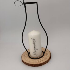 Silhouette Vase "Herzensmensch" – Bild 2