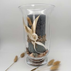 Große Gartenkerze "Eucalyptus Green" im Glas