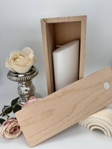 Kerzenverpackung "Holzbox" – Bild 2