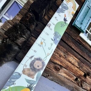 Babymesslatte 180 cm "Löwe" Jungle-Optik