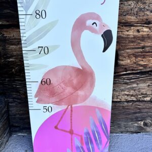 Babymesslatte 180 cm "Flamingo" lila & rosa – Bild 5