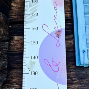 Babymesslatte 180 cm "Flamingo" lila & rosa – Bild 3