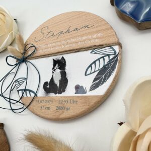 Babyschild "Katze"