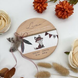 Babyschild "Fuchs" – Bild 2