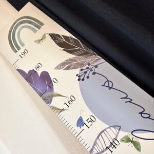 Babymesslatte 180 cm "Dachs" blau & grün – Bild 3