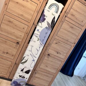 Babymesslatte 180 cm "Dachs" blau & grün – Bild 2