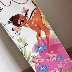 Babymesslatte 180 cm "Bambi & Klopfer"