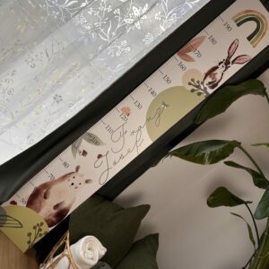 Babymesslatte 180 cm "Bär & Hase" Waldfeeling – Bild 2