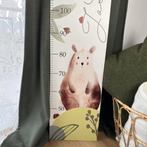 Babymesslatte 180 cm "Bär & Hase" Waldfeeling