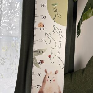 Babymesslatte 180 cm "Bär & Hase" Waldfeeling – Bild 7