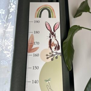 Babymesslatte 180 cm "Bär & Hase" Waldfeeling – Bild 3