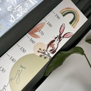 Babymesslatte 180 cm "Bär & Hase" Waldfeeling – Bild 4