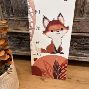 Babymesslatte 180 cm "Fuchs" rost & natur – Bild 5