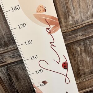 Babymesslatte 180 cm "Fuchs" rost & natur – Bild 4