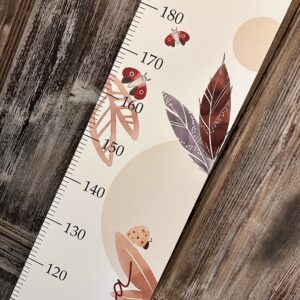 Babymesslatte 180 cm "Fuchs" rost & natur – Bild 3