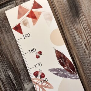 Babymesslatte 180 cm "Fuchs" rost & natur – Bild 2