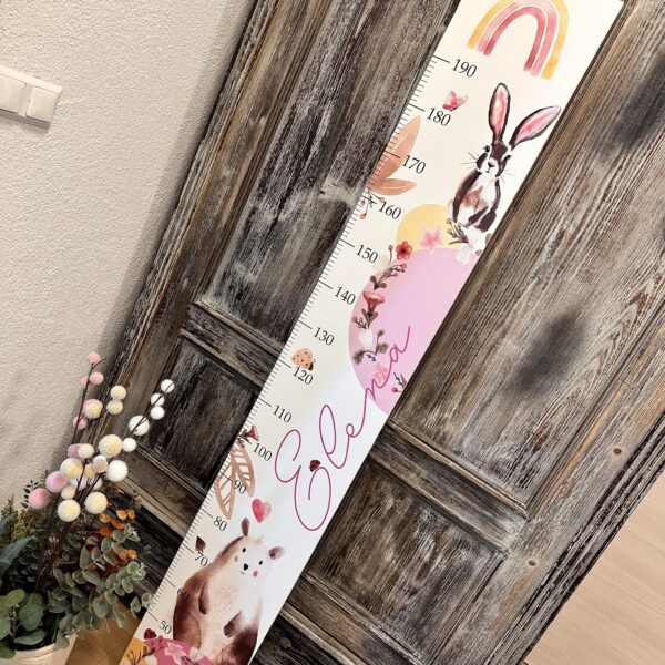 Babymesslatte 180 cm "Bär & Hase" Blütentraum