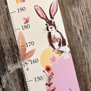 Babymesslatte 180 cm "Bär & Hase" Blütentraum – Bild 3