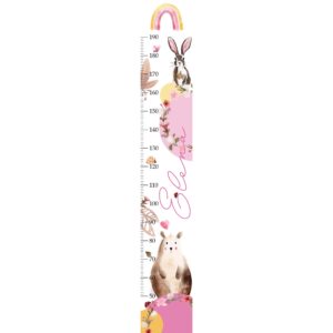 Babymesslatte 180 cm "Bär & Hase" Blütentraum – Bild 7