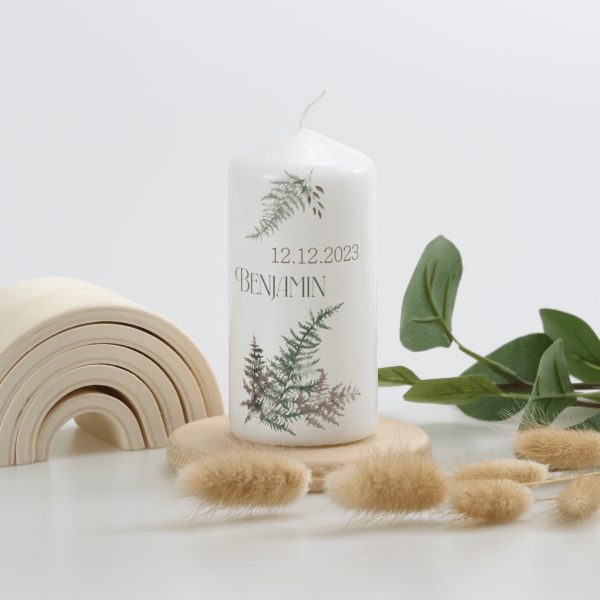 Gastgeschenke "Farnblätter" grün & braun
