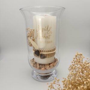 Große Gartenkerze "Nature" als Hochzeitskerze