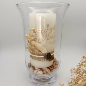 Große Gartenkerze "Nature" als Hochzeitskerze – Bild 3