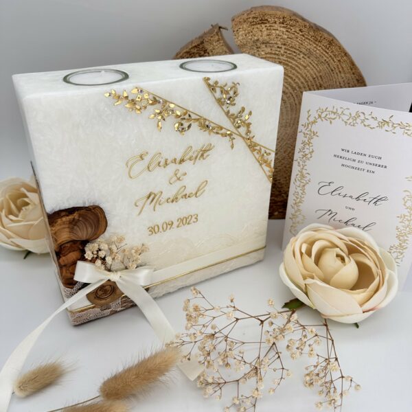 Hochzeitskerze "Goldzweige"