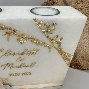 Hochzeitskerze "Goldzweige" – Bild 4