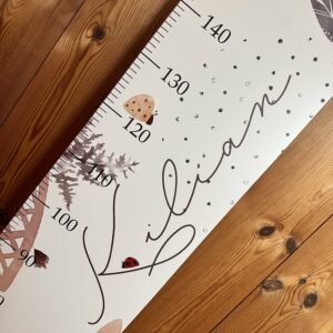 Babymesslatte 180 cm "Cats" Naturelook – Bild 5