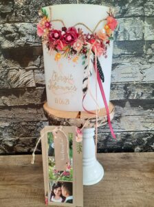 Hochzeitskerze "Dreamcatcher" Bohemian – Bild 8