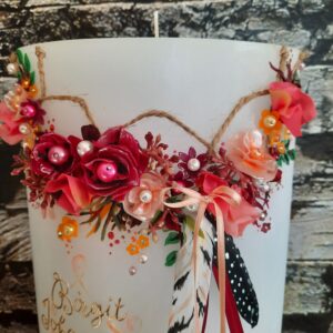 Hochzeitskerze "Dreamcatcher" Bohemian