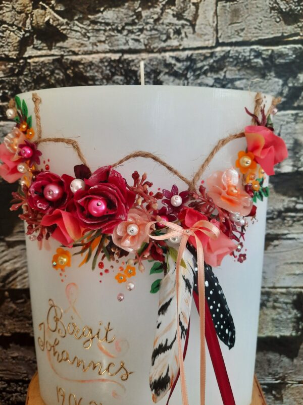 Hochzeitskerze "Dreamcatcher" Bohemian