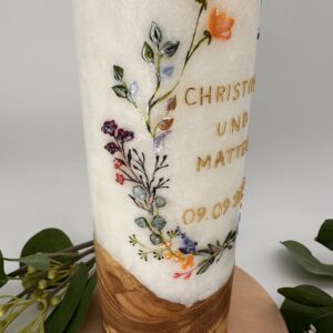 Hochzeitskerze "Wildflowers"
