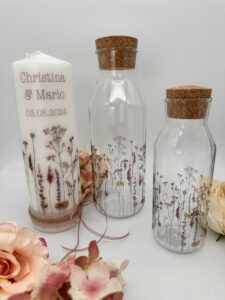 Glaskaraffe "Wildflowers" – Bild 6