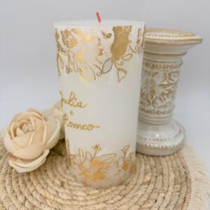Hochzeitskerze "Glamorous Gold" Shakespeare – Bild 2