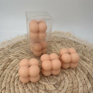 Bubble Kerze "Blush"