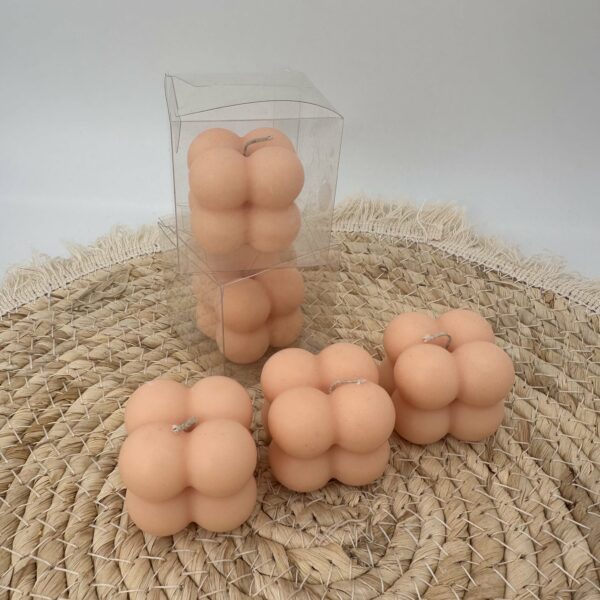 Bubble Kerze "Blush"