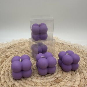 Bubble Kerze "Violett"