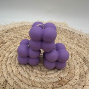 Bubble Kerze "Violett" – Bild 2
