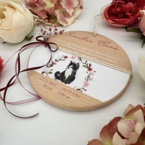 Babyschild "Katze"Blütentraum – Bild 4