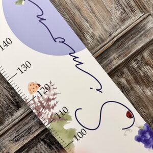 Babymesslatte 180 cm "Kuhli-Muh" blau & grün – Bild 4