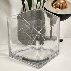 Glas-Würfel mit Gravur – Bild 4