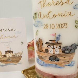 Taufkerze "Arche Noah" – Bild 2